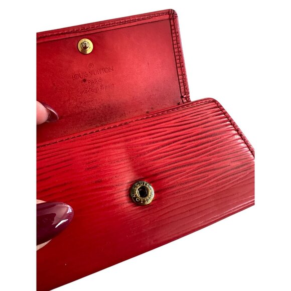 LOUIS VUITTON Red Epi Leather Keyholder Case - Picture 5 of 8